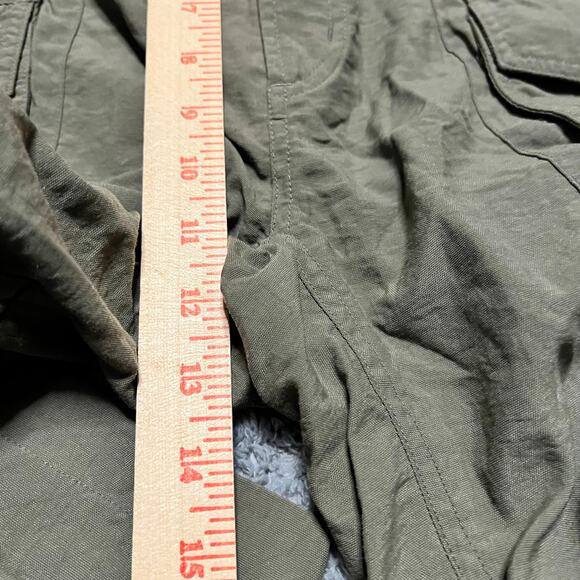 Columbia Pants Mens Large Convertible Zip Off Shorts Green Brown Nylon Hiking - Picture 9 of 13